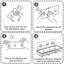 Tablettes murales de salle de bain Mangume