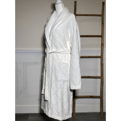 Alger Terry Cloth Gender Neutral Mid-Calf Bathrobe with Pockets