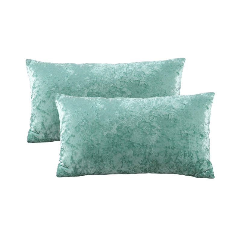 Housse de coussin lombaire en velours froissé, Mer du nord