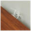 Table de chevet moderne ondulée et cannelée avec 2 tiroirs, meuble de chevet incurvé avec poignées en métal, rangement en panneaux de particules finition noyer pour chambre à coucher
