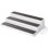 2555 0188 Organisateur d'armoires de cuisine anti-dérapant à 3 niveaux pour garde-manger