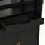 Armoire à vin cannelée moderne avec éclairage DEL-1196096845