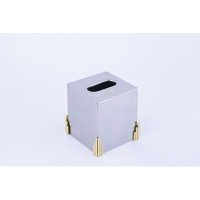 Symmetrical Rod Square Tissue Box Holder