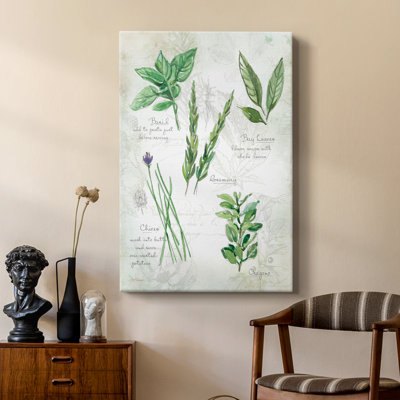 Fresh Herbs I -Custom Wrapped Gallery Cavas