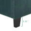 Grand lit plateforme tapissier Modern