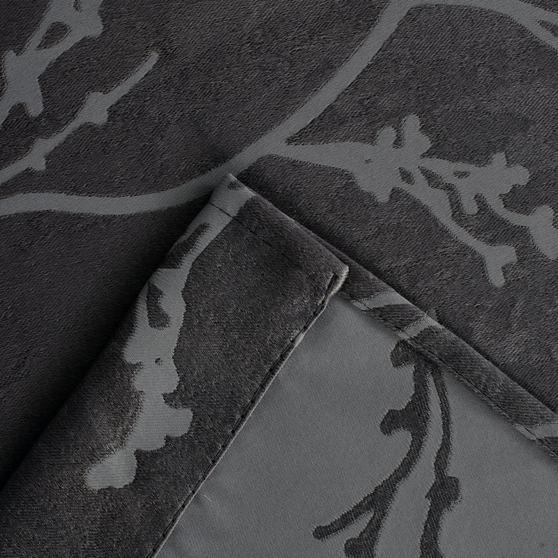 Inoue Blackout Curtain Pair, Charcoal