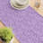 Table Runner, 100% Cotton, 16X108", Purple Vines-1686864385