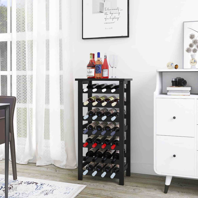 Carrena Wine Bottle Rack, Black