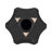 Textured Geometric Orb, Black-1209314499