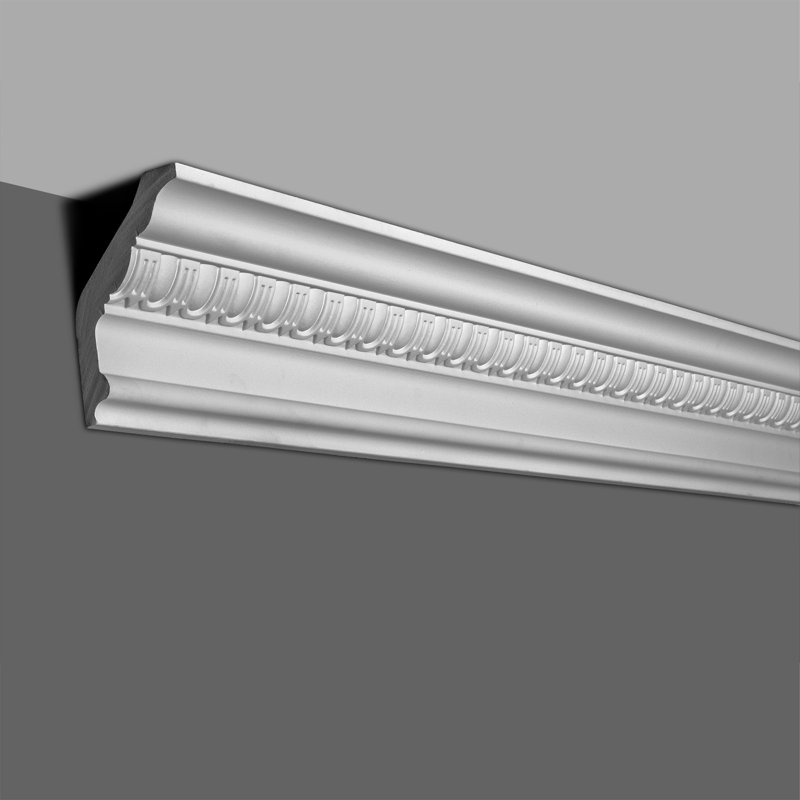 Primed White Polyurethane Crown Moulding 7-7/8-ft 2-Pack