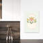 Reproduction d'art mural de fleur de lys délicat minimaliste abstrait fleur de lis nature-129971092