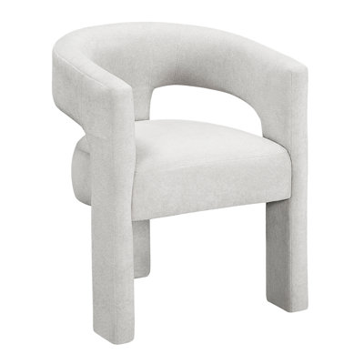 Chaises d'appoint contemporaines orange de 2 avec revêtement bouclé confortable pour la salle à manger, structure en contreplaqué, poids de 250 lb, 24 po x 23 po x H 29,5 po, aucun assemblage requis, tissu 2, revêtement de luxe doux, nécessaire