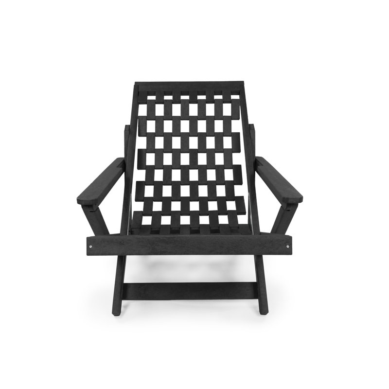 Méridienne d'extérieur pliable Pinecrest, Noir