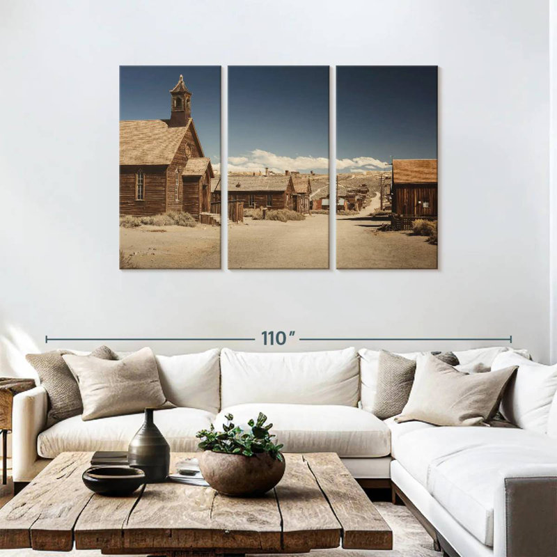 Lelar Bodie Ghost Town, 36" H x 57" W