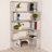 Freestanding Corner Bookshelf with Space-Saving Design and Secure Storage-129159051