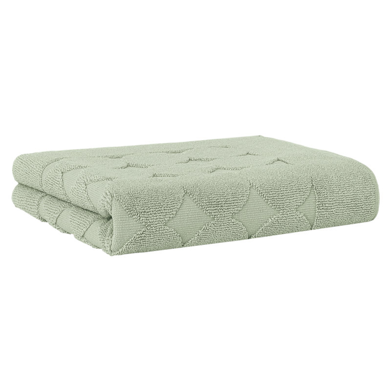 Sinemis Cotton Bath Rug, Green