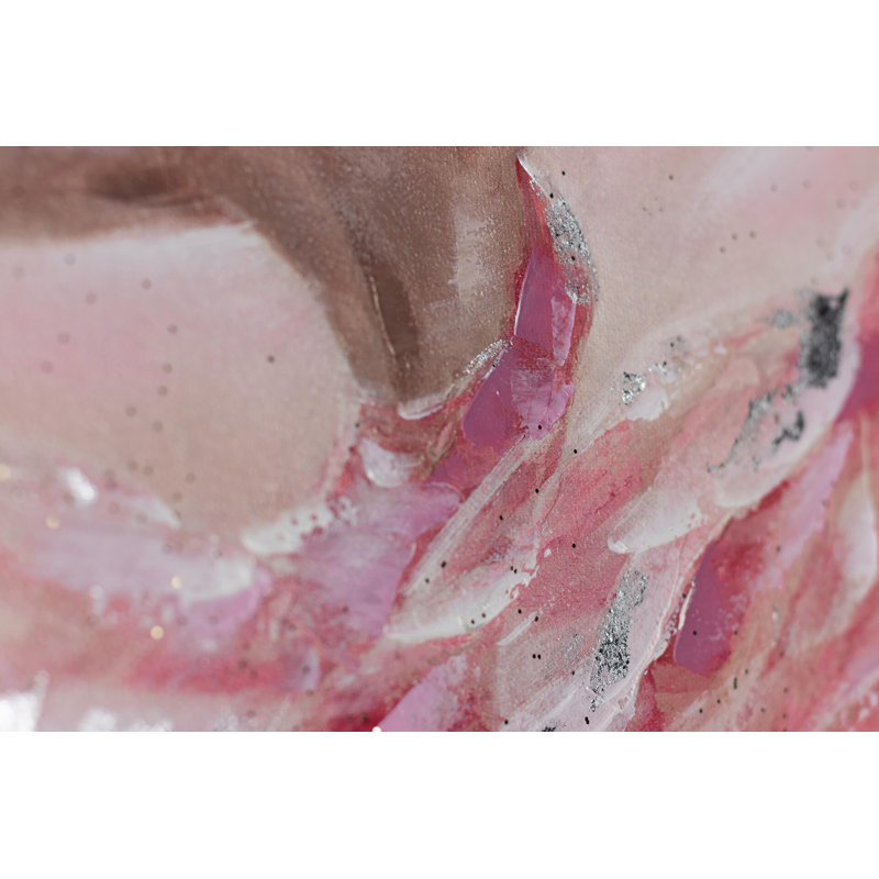 Hand -painted Butterfly Ballerina Acrylic Painting
