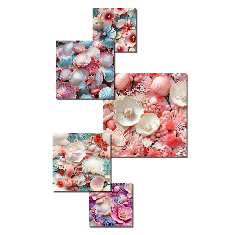 Perrone - Abstract Wall Decor Set Of 5