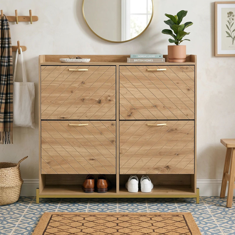 20 Pair Shoe Storage Cabinet