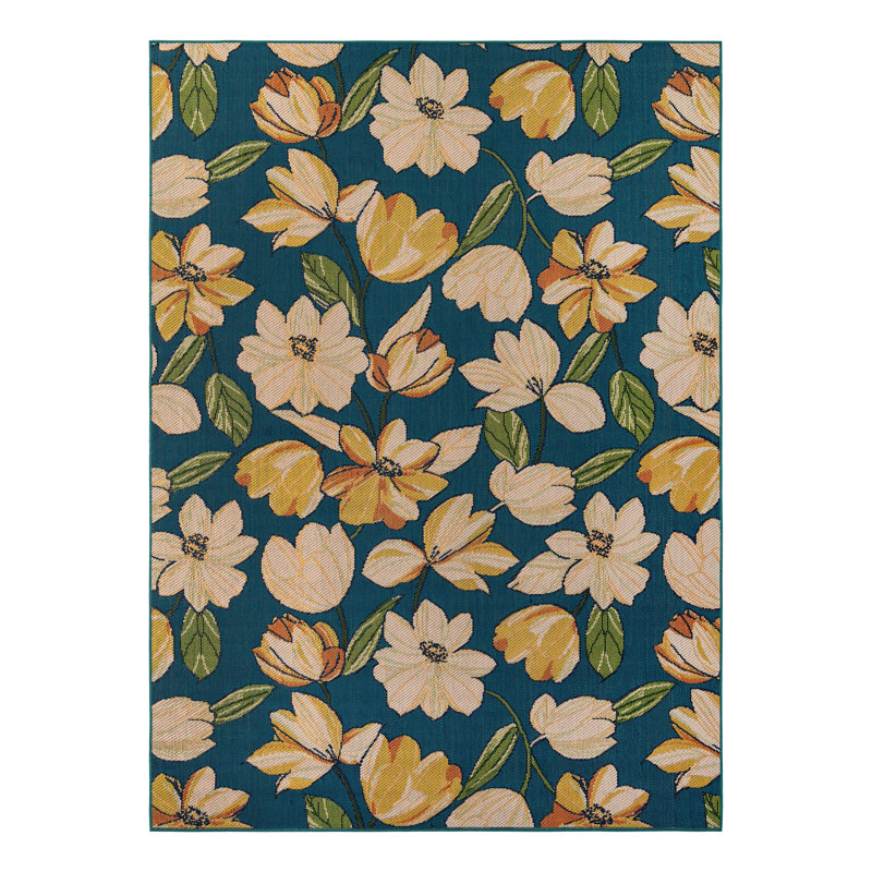 Camalu Higgin Indoor/Outdoor Area Rug, Rectangle 9 pi x 12 pi