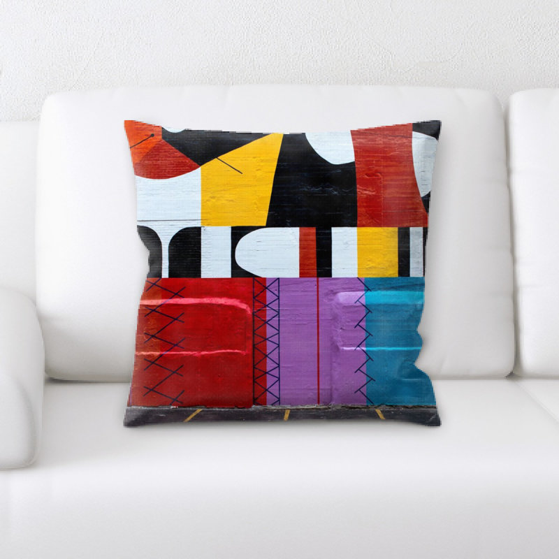 Microsuede Reversible Throw Pillow
