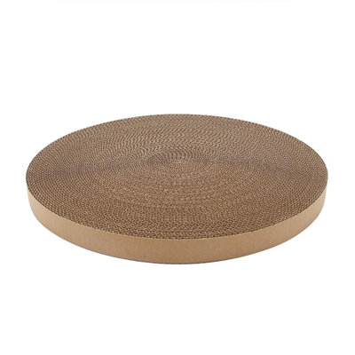 Coussin de remplacement pour griffoir pour chat pour jeu actif, rembourrage de remplacement pour griffoir en carton rond, diamètre 38 cm, hauteur 2,8 cm