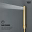 Gardenia 39" H X 4" W 2-Jet Shower System with Hand Wand - Requires existing shower head connection-98379235