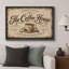 «Street Coffee The Coffee House», art rétro, impression sur toile-131636342-131636347