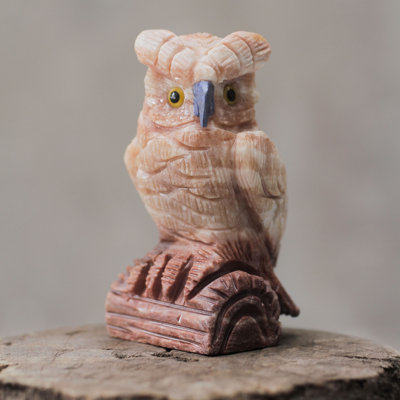 Sculpture Baccus artisanale en calcite