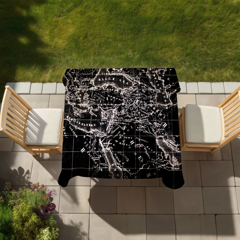 Old Maritime Maps Vintage Tablecloth | Indoor/Outdoor Decor