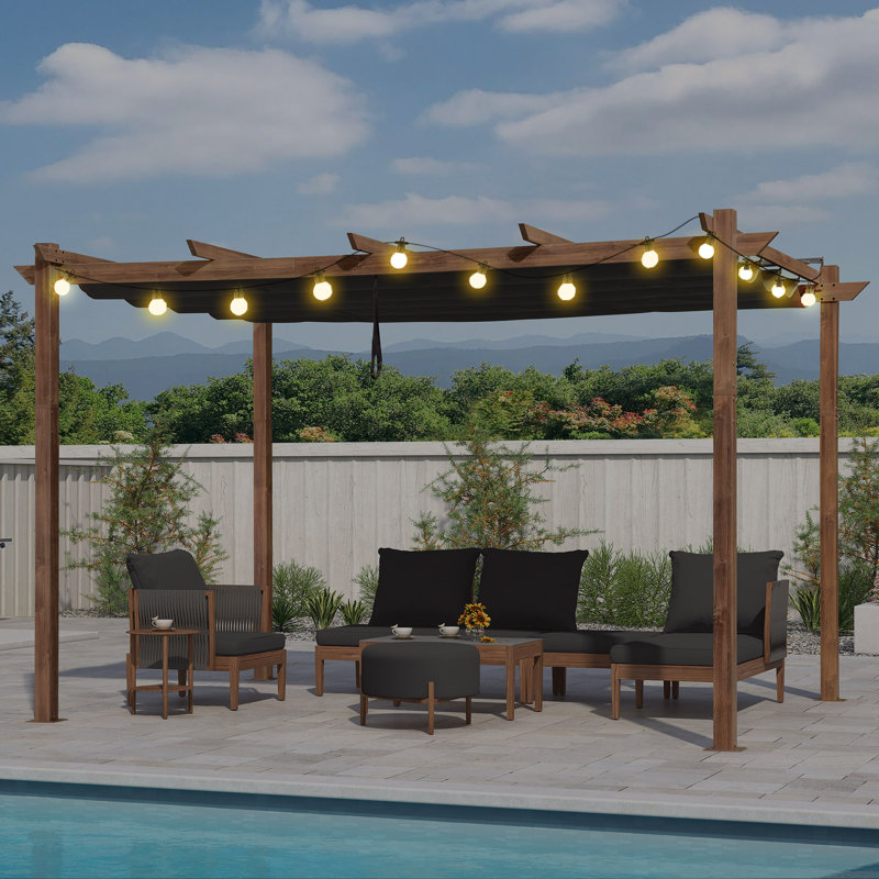 4m x 3m Aluminium Pergola