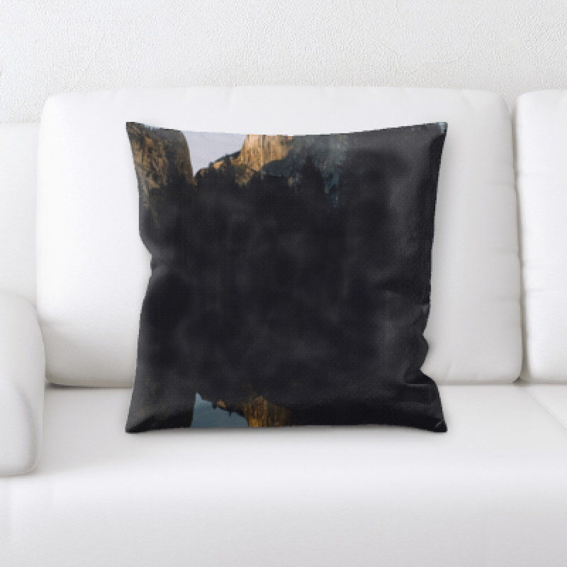 Microsuede Throw Pillow