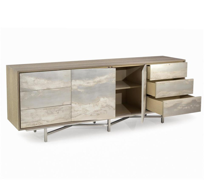 Audley 94.5'' W Solid Wood Sideboard