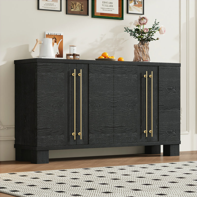 Annelien Accent Cabinet, Black