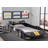 Delta Children Turbo Race Car Twin Bed, Black 