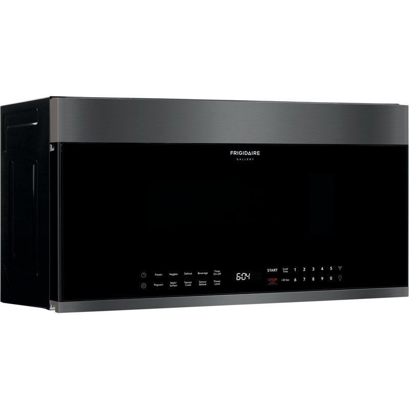 Frigidaire Gallery 30" 1.9 cu. ft. Over-the-Range Microwave with Sensor Cooking, Black Stainless Steel