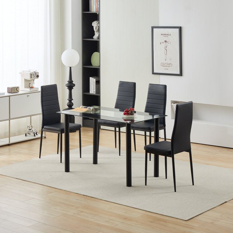 Nahomie 4 - Person Dining Set