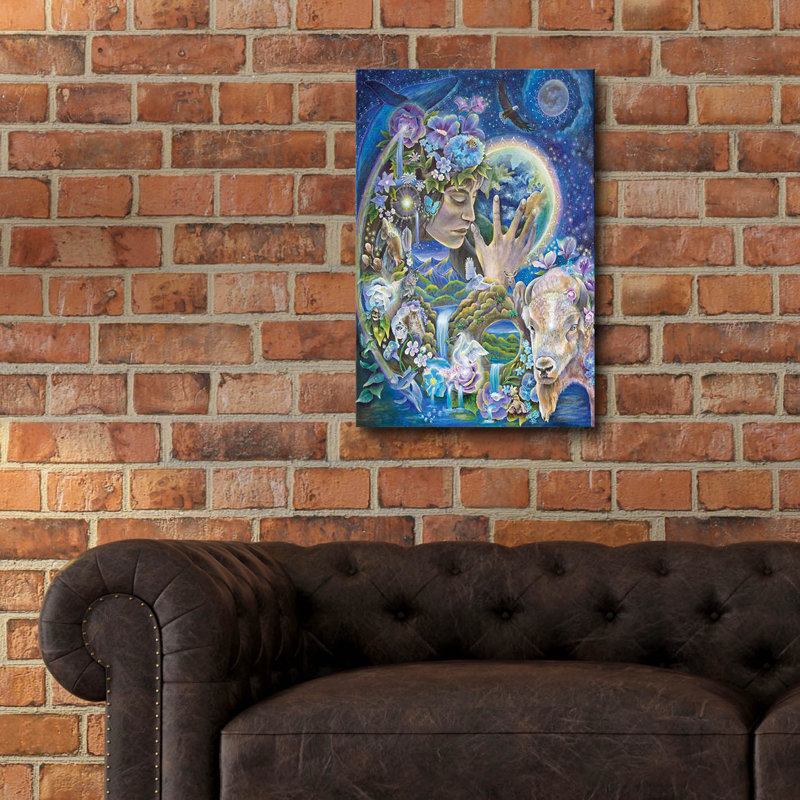  «Deep Listening» par Verena, art mural en verre acrylique, 16 po x 24 po, H 24 po x l 16 po