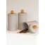 Ensemble de boîte de rangement durable (3 pièces), beige, 3,9 x 3,9 x 8,7 pouces | 100% acier galvanisé, résistant à la rouille | Idéal pour organiser la maison, le bureau ou le garage | Conception élégante et fonctionnelle pour tout espace-1591708004