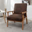 25.38'' Wide Wood Frame Armchair-799658880