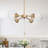 Luta 4-Light Glass Semi Flush Mount