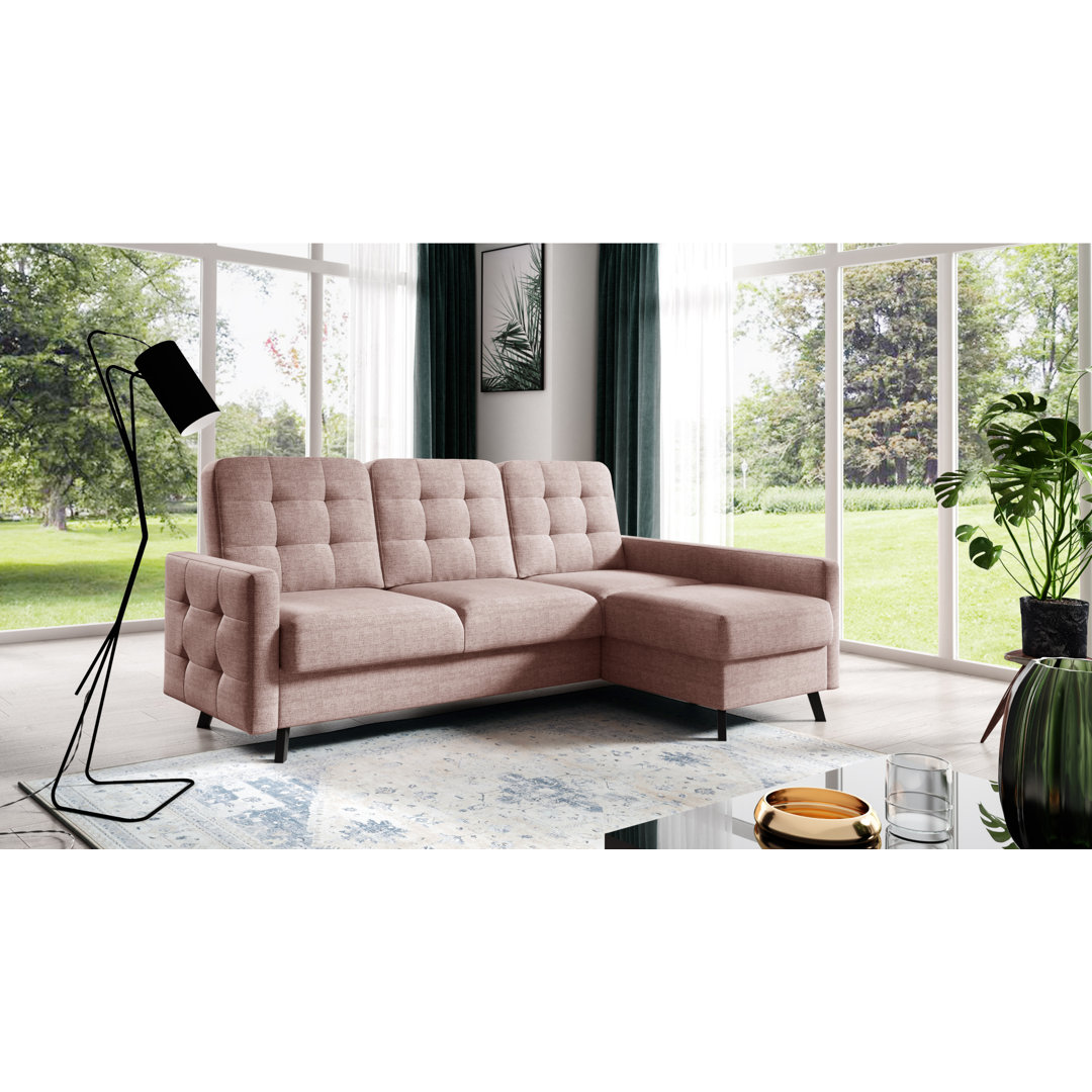 Ecksofa Garofalo mit Bettfunktion