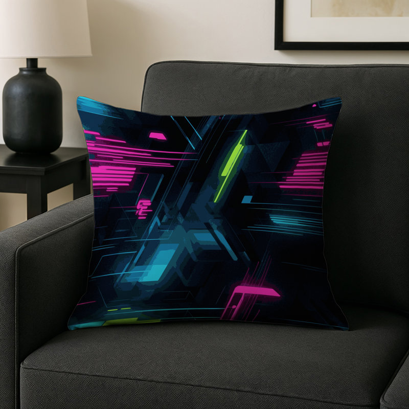 Coussin intérieur et extérieur Photon Gleam, Carré 16 po