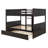 Abdia Solid Wood Standard Bunk Bed with Trundle by Harriet Bee-2091065631
