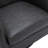 Applewold Upholstered Black Faux Leather Swivel Barrel Chair with Solid Wood Base-145705021