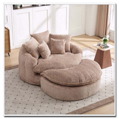 Lazy Sofa Footrest Standalone Ottoman