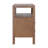 Vlad Scallop 2 Drawer Nightstand, Medium Brown