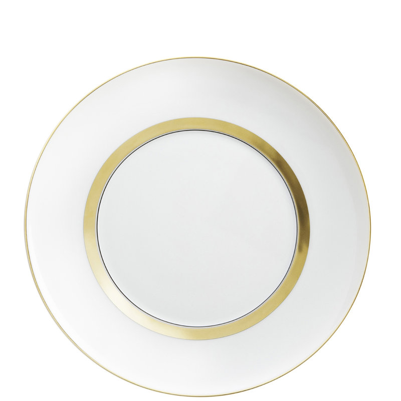 Assiette à dessert Domo Gold 9,02 po, Or