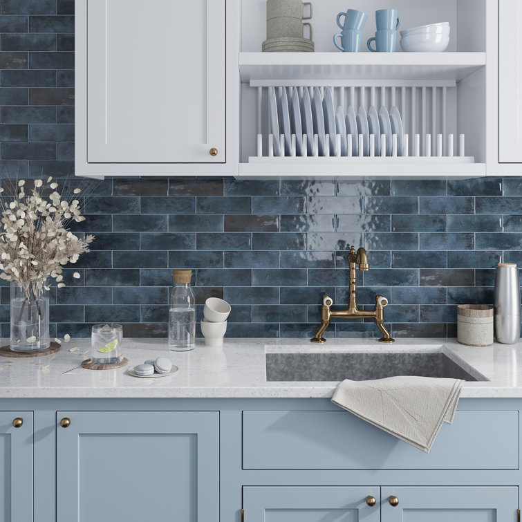 2.58'' W x 7.9'' L Ceramic Subway Singular Tile