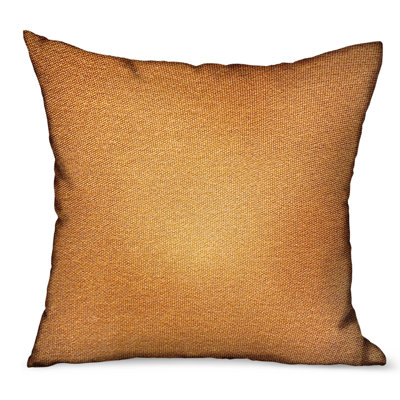 Burnt Sienna Square Indoor/Outdoor Pillow Cover & Insert